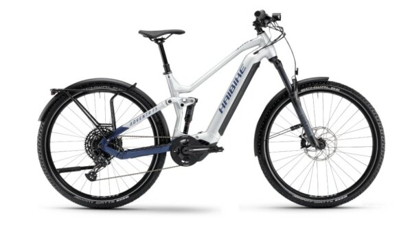 Haibike Adventr FS 9 silver/dark blue matt 720 Wh 75Nm